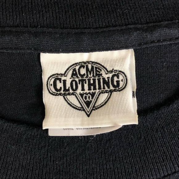 Vtg 90s 1991 Acme Looney Tunes Warner Bros Mens XL T-Shirt Black - Picture 4 of 9